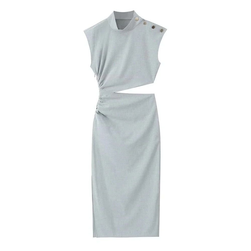 Zara Dress w/Side Cutout and Mock Neck XL